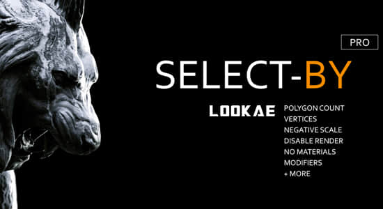 Blender插件-自定义选择功能扩展工具 Select By Pro v1.0.2-精品资源站