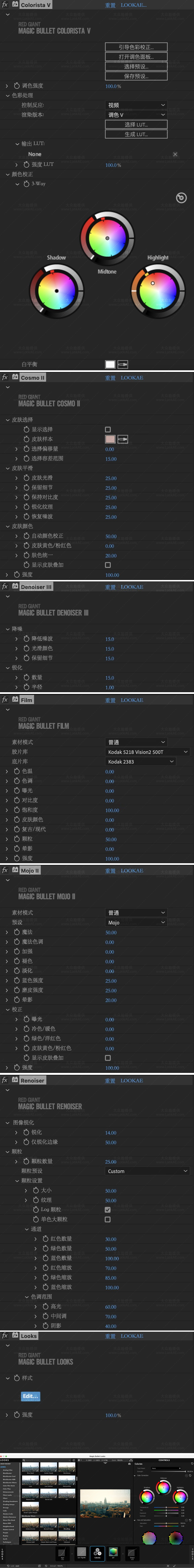 Mac苹果中文汉化-红巨人降噪磨皮美颜调色套装AE/PR插件 MBS 2023.2.1-LookAE.com Mac苹果中文汉化-红巨人降噪磨皮美颜调色套装AE/PR插件 MBS 2023.2.1