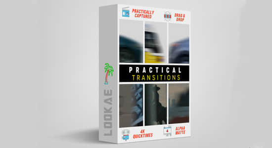 4K视频素材-80个前景物体遮挡动态模糊过渡转场切换效果 Tropic Colour – Practical Transitions 有透明通道-精品资源站