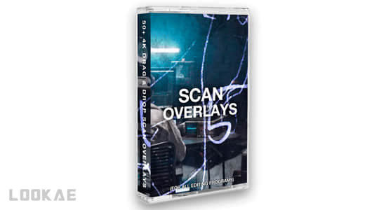 62个噪点划痕污渍动画4K视频素材 Scan Overlays-精品资源站