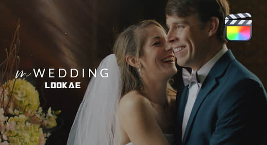 FCPX插件-婚礼视频剪辑字幕条标题特效转场LUT调色工具包 mWedding-精品资源站