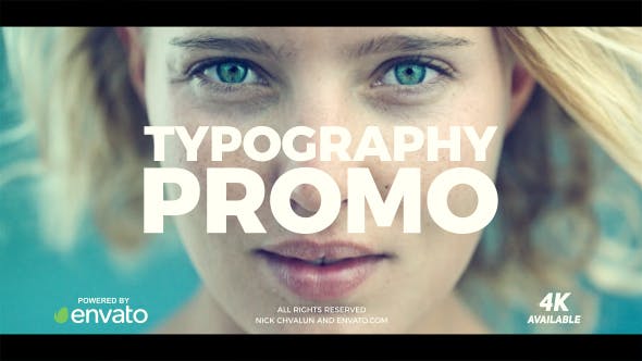 AE模板-欢快节奏快闪快剪图文介绍开场片头 Typography Promo-精品资源站
