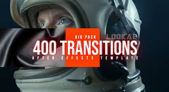AE模板-400个简单图形遮罩蒙版转场过渡动画预设 Transitions Pack-精品资源站