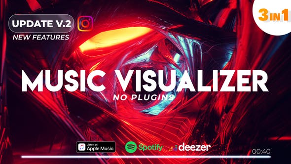 AE模板-音频可视化LOGO视觉效果 Music Visualizer Spectrum-精品资源站