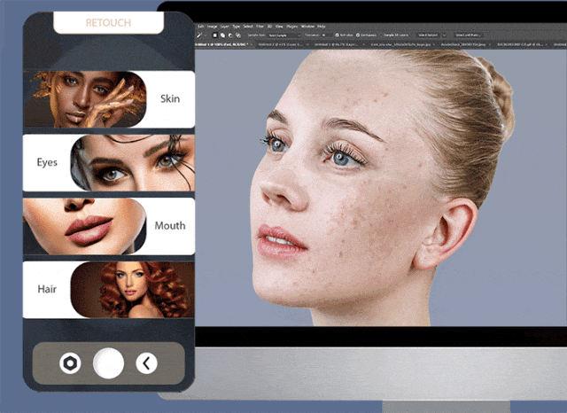 PS插件 AI Modify 摄影后期人像修饰处理扩展面板 Win/Mac