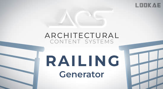 三维真实栏杆生成器Blender插件 ACS – Railing Generator-精品资源站