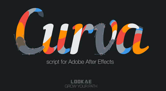 AE脚本-图形路径平滑生长动画 Curva Script Win/Mac-精品资源站