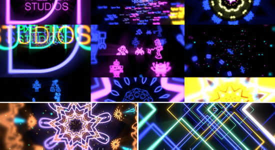 FCPX插件-动感绚丽大舞台背景VJ视觉特效 PRODROP：LIGHT SHOW+使用教程-精品资源站