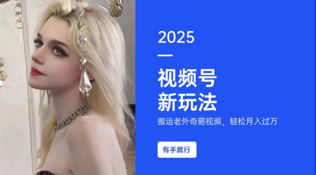 搬运老外奇葩视频，撸视频号分成计划收益，每天只需一小时，新手小白轻松月入过W-精品资源站
