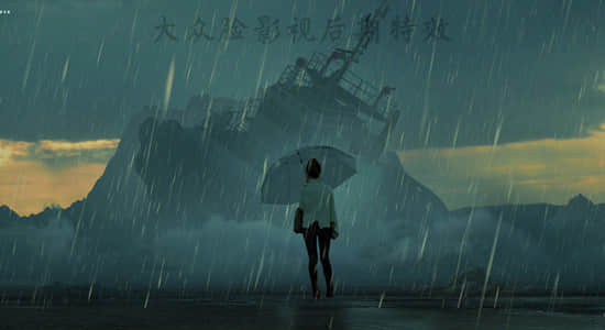 Blender教程-使用粒子特效制作逼真阴天下雨场景 Weather Effects in Blender-精品资源站