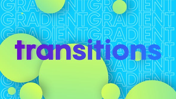 AE模板-彩色渐变图形过渡转场动画 Colorful Gradient Transitions-精品资源站