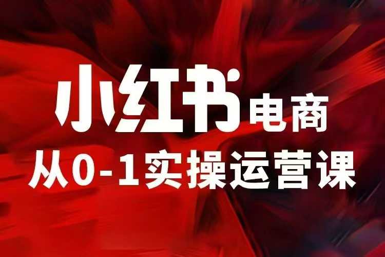 小红书电商运营，97节小红书vip内部课，带你实现小红书赚钱-精品资源站