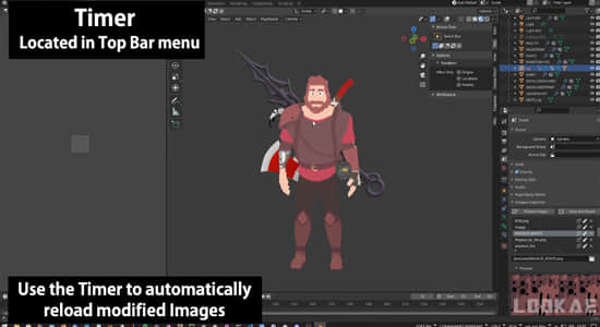 图片预览导入管理Blender插件 Auto Reload v2-精品资源站