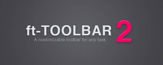 AE脚本：自定义特效工具栏脚本 AEscripts ft-toolbar v2.5-精品资源站