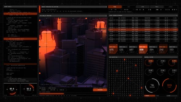 AE模板-未来HUD高科技元素图形UI界面动画包 Technodrome HUD UI Pack-精品资源站