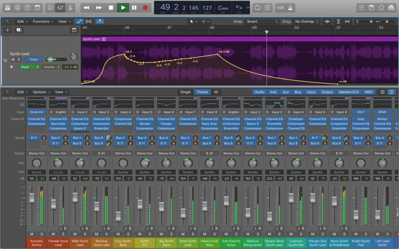 Mac 苹果音乐制作编辑软件 Apple Logic Pro X v10.4.1 英/中文版