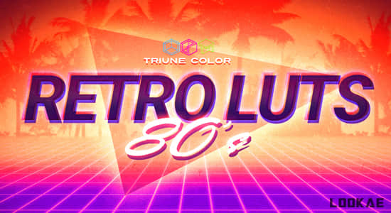 80年代复古怀旧电影LUTs调色预设 Retro 80s LUTs-精品资源站