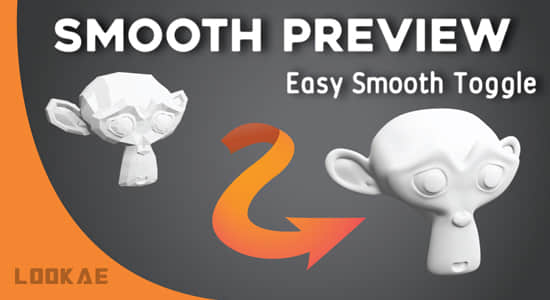 三维模型平滑预览Blender插件 Smooth Preview V1.2-精品资源站