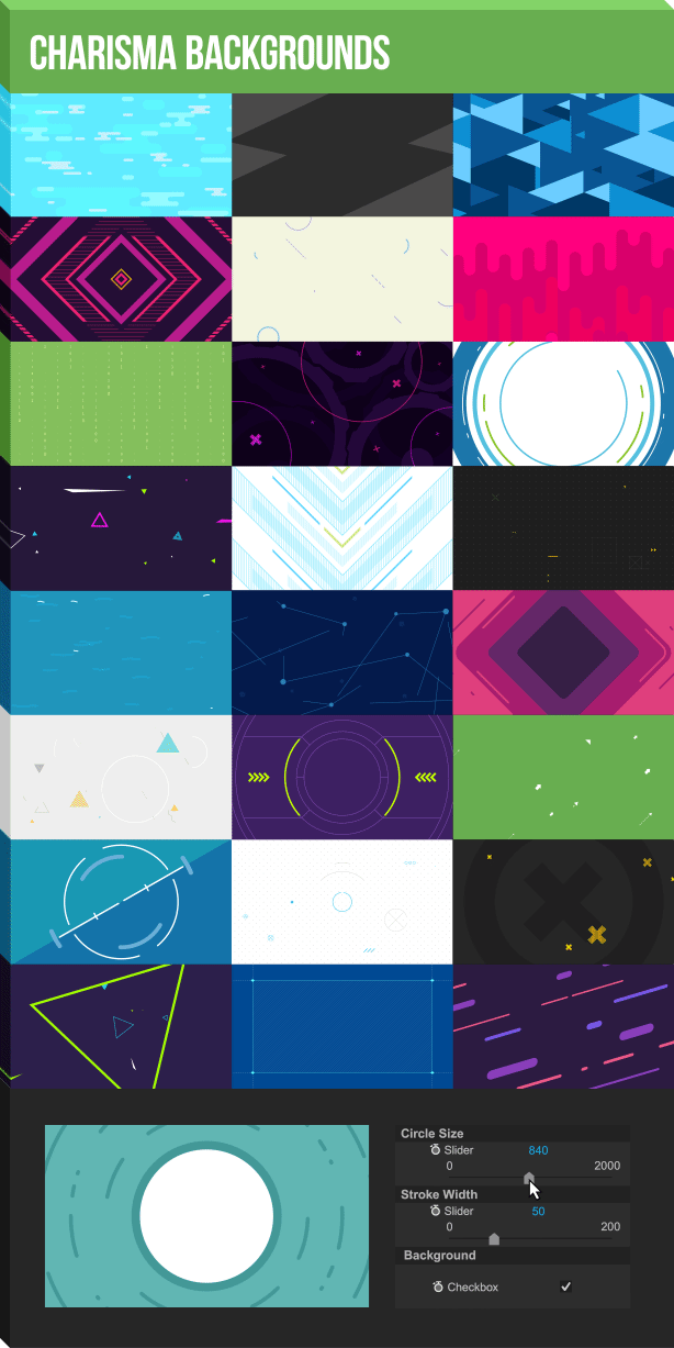 AE脚本-1850种超级豪华文字标题图形背景运动预设MG动画元素 V1.9.11 Win/Mac