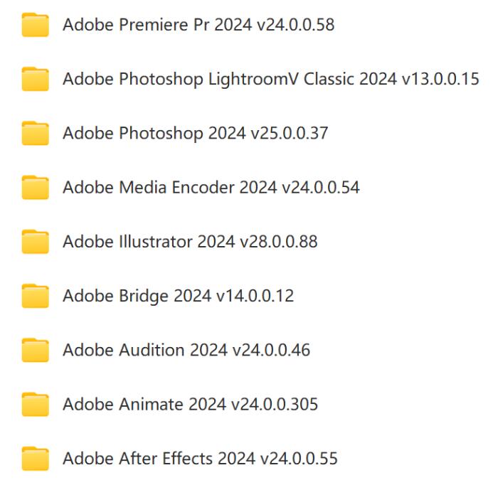 Adobe2024全家桶12月最新更新 支持Win/Mac