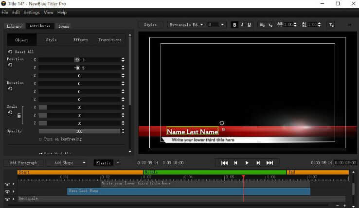 字幕编辑插件+独立程序 NewBlue Titler Pro 4.0 build 150529-精品资源站