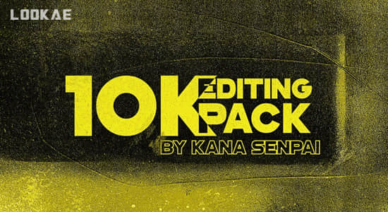 视频剪辑音效视频素材调色预设特效包AE资源 10K Editing Pack-精品资源站