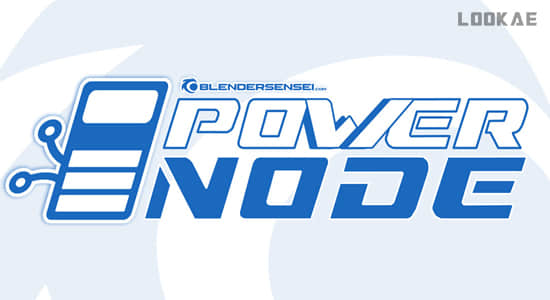Blender插件-轻松快速使用节点编辑器 Power Node v1.0-精品资源站