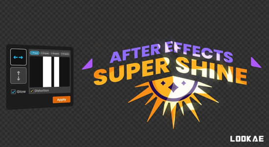 AE脚本-自定义光影扫光过光效果 Super Shine v1.0+使用教程-精品资源站