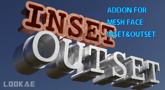 三维模型片面挤出挤压Blender插件 Inset Outset V0.0.2-精品资源站