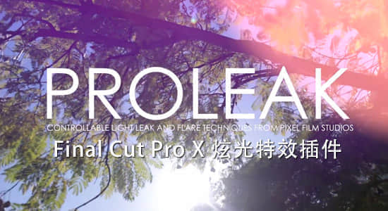 Final Cut Pro X 炫光特效插件 PROLEAK for FCPX-精品资源站