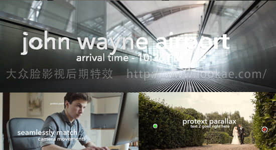 FCPX插件：三维空间透视视觉差文字标题动画 ProText Parallax-精品资源站