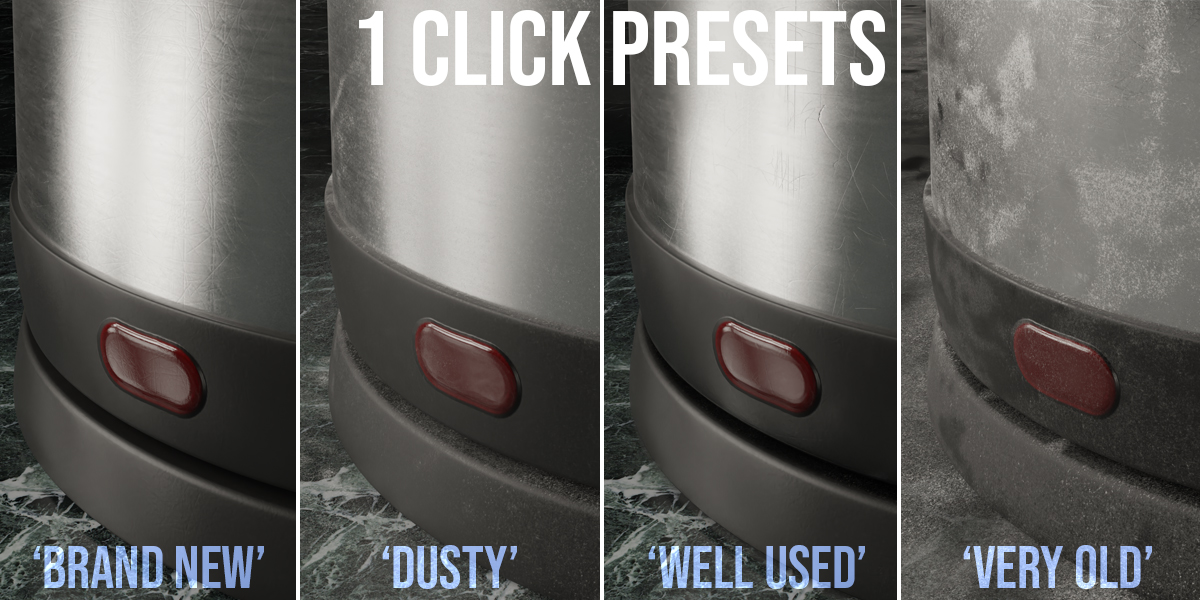 Blender插件-一键快速给模型添加材质纹理细节 Smudgr Pro – 1 Click Photorealism-LookAE.com Blender插件-一键快速给模型添加材质纹理细节 Smudgr Pro – 1 Click Photorealism