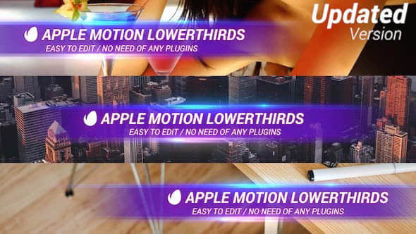 FCPX插件：简洁字幕条动画 Simple Lowerthird-精品资源站