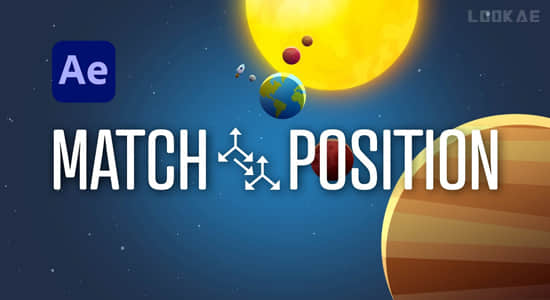 AE脚本-一键快速匹配链接图层位置方向 Match Position V1.1+使用教程-精品资源站