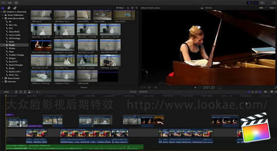 FCPX教程：影片剪辑详细培训教程 CreativeLive – Final Cut Pro X Bootcamp-精品资源站