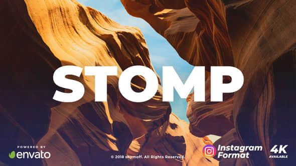 AE模板 – 动感节奏快闪图文介绍动画片头 Dynamic Stomp Opener-精品资源站