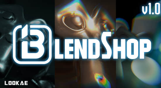 Blender插件-基于图层后期效果合成器 BlendShop v1.0.0-精品资源站