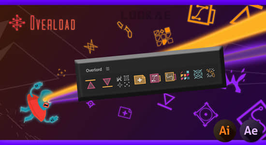 AI与AE实时交互MG动画制作神器AE脚本 Overlord v1.27 Win/Mac+使用教程-精品资源站