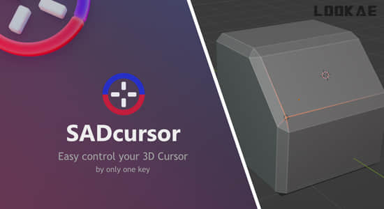 光标移动旋转快速吸附Blender插件 Sad Cursor V2.2-精品资源站