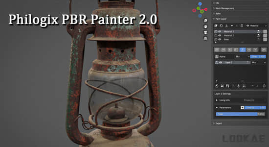 Philogix Pbr Painter V3.1.2 贴图分层绘制Blender插件-精品资源站