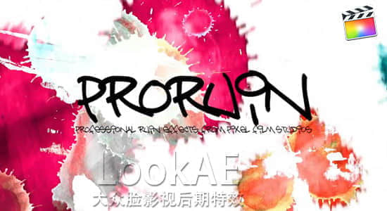 FCPX插件：刮痕污渍脏乱效果 ProRuin for Final Cut Pro X-精品资源站
