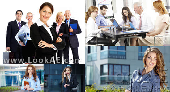 图片素材：32组5K高清公司企业商务办公职场人物图 LookAE – Corporate Photo-精品资源站