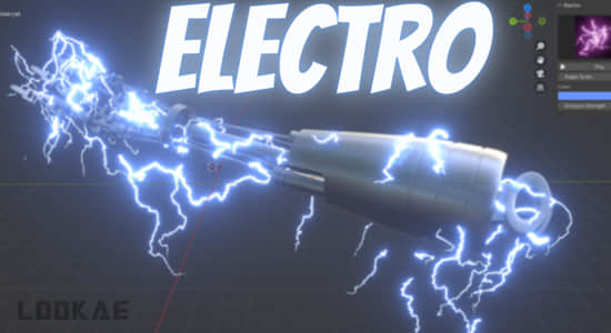 电流闪电视觉特效模拟Blender插件 Electro V1.0.0-精品资源站