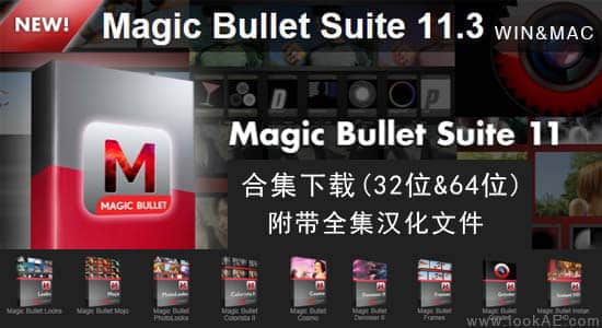 Red Giant Magic Bullet Suite11.3 (32&64Bit)附带汉化-精品资源站