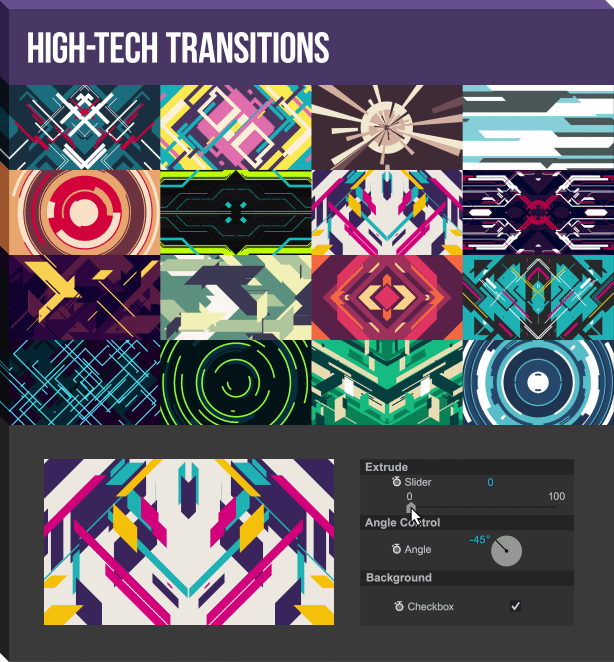 AE脚本-1850种超级豪华文字标题图形背景运动预设MG动画元素 V1.9.11 Win/Mac