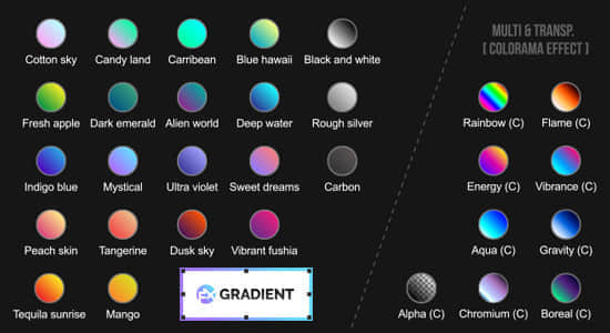 AE脚本：颜色渐变快速生成器 AEscripts FXGradient v1.0-精品资源站