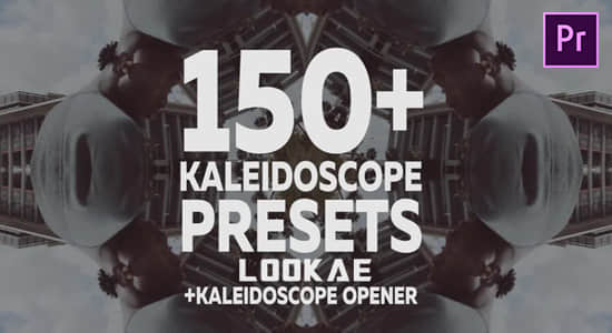 Premiere预设-150种对称镜像万花筒视觉效果动画PR预设 Kaleidoscope Presets-精品资源站