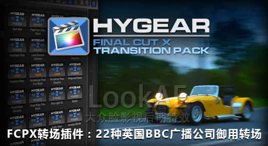 FCPX插件：22种英国BBC广播公司御用转场 HyGear FCPX Transitions-精品资源站