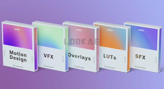 PR模板音效LUTS调色视频动画素材预设包 250+ Creative Assets – Creator Pack-精品资源站
