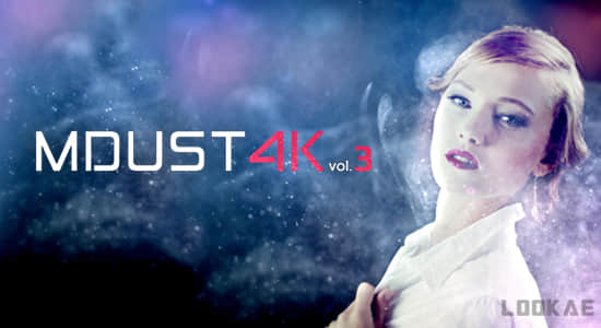 4K视频素材-50个真实悬浮粉尘粒子飘舞动画 mDust V3-精品资源站